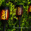 Solar flame lawn light outdoor